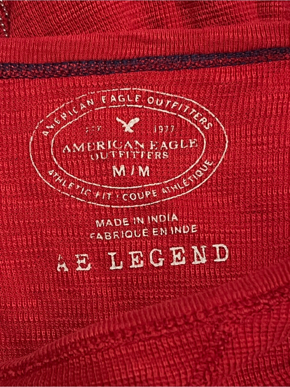 American Eagle Outfitters Red AE Legend Tee